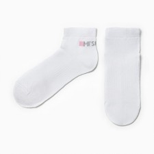Women's socks, white color, size 23-25
