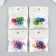 Busina for creativity plastic "Ball with thorns, glossy metallic" mix 1,7x1.7x1.7 cm
