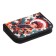 Penal 1 section 140 x 210 x 40 mm, folding pocket and cosmetic bag, fabric, calligrata topontent "Anime Fire"