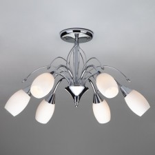 Ceiling chandelier with Ginevra, 40W, E14, 60x60x37 cm