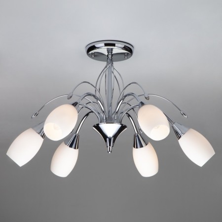 Ceiling chandelier with Ginevra, 40W, E14, 60x60x37 cm