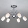 Ceiling chandelier with Ginevra, 40W, E14, 60x60x37 cm