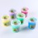 Slime "Zepfirka", container 120 g, mix (mint, apple, cake, gum, lemon, ice cream)