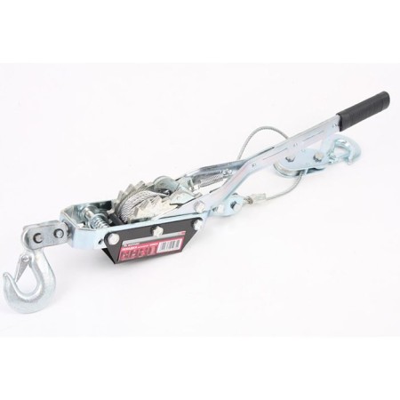Lever winches MATRIX 52225, thrust - 4 t, rise - 1.6 t, double ratchet wheel-1