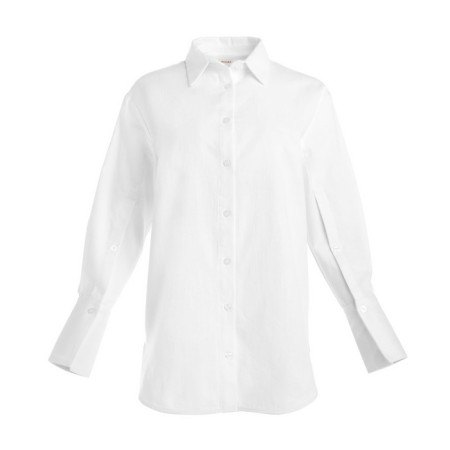 Women's blouse Minaku: Casual Collection, white color, size 54-3