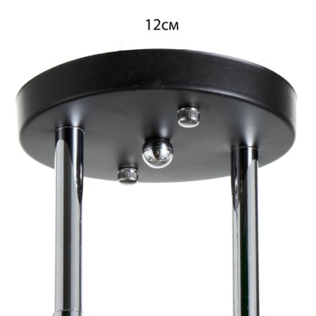 Svetogor chandelier 5861/2 2x60W E27 Black/Chrome-4