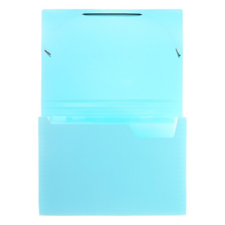 Folder Carder Calligrata watercolor 6 department. A4 plastic 0.7mm turquoise, black resident-3
