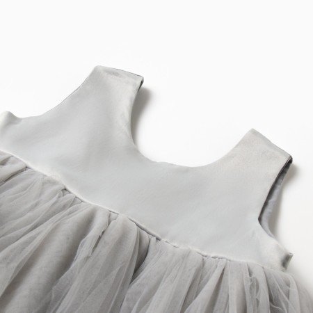 Платье детское нарядное KAFTAN рост 90, серый-7
