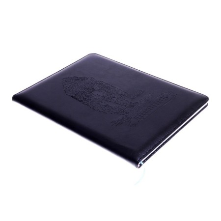 School diary, 5-11 grade, cover of PVC "Leopard", black-3