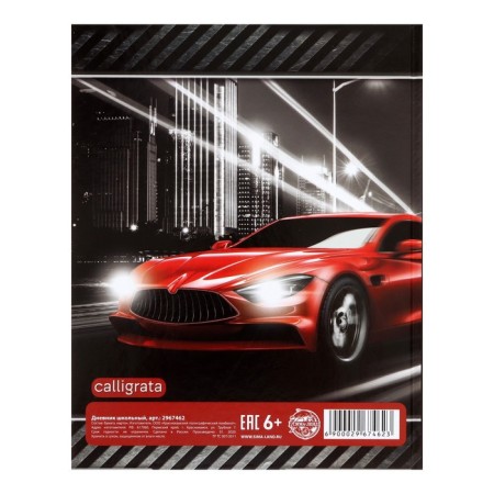 Diary for grades 1-4, "Call in the Fire", solid cover 7BC, glossy lamination, 48 sheets-8