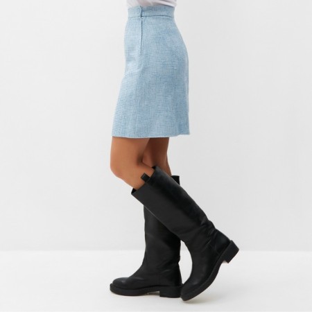 Skirt Women's tweed mist p. 46, blue-2