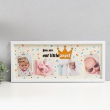 Photo frame plastic in 4 photos 10x15 cm 