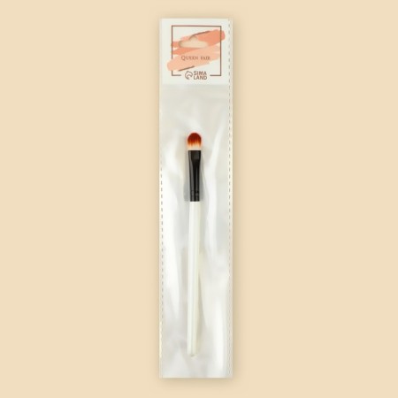 Makeup brush, 13 (± 1) cm, white/black color-6