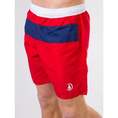 Male ISee shorts, size 52, red color, blue