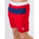 Male ISee shorts, size 52, red color, blue