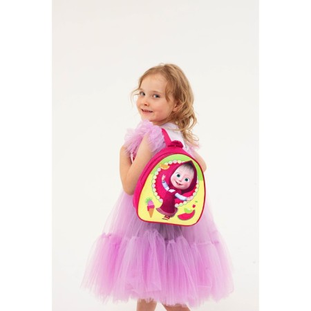 Baby backpack, 23x21x10 cm, Masha and the bear-4