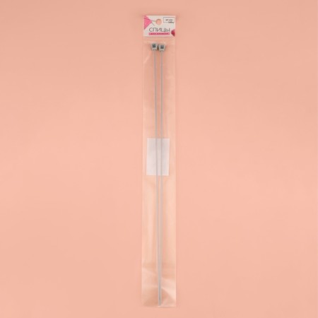 Knitting needles, straight, with Teflon coating, D = 2 mm, 35 cm, 2 pcs-4