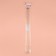 Knitting needles, straight, with Teflon coating, D = 2 mm, 35 cm, 2 pcs