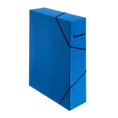 Archive folder on gum Calligrata, microhofrocard, 75 mm, up to 700 l, blue-5