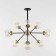Cutilux Cutilux chandelier CL105295 78x78x64 cm, 9x40W, E14, brown color