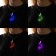 LED coat "Crescent" 60 cm, batteries, glow of multi (RGB)