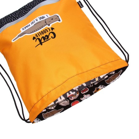 A bag for shoes 440 x 365 mm, Erich Krause, 300D density, with a reflective strip, Funny Kittens-4