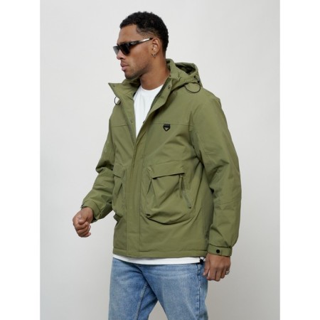 Male spring jacket, size 54, green color-7