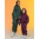 Baby trousers, height 128 cm, burgundy color
