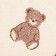 Tenle Ethel Teddy Bear, 70x130 cm, 100% cotton, 420 g/m2