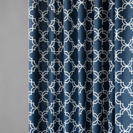 Set of curtains "Tristan", size 2x170x270 cm, blue color-2