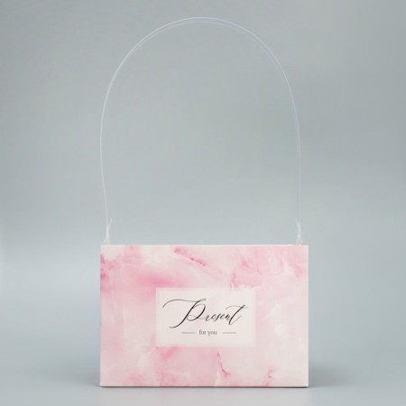 Carriage moisture -resistant for flowers "Gift", 15 x 10 x 13 cm-1