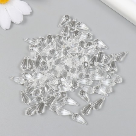 Beads for creativity Plastic "Crystal-Kap need" set of 20 g 0.6x0.6x1.3 cm-1
