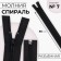 Lightning "Spiral", No. 7, detachable, castle machine, 80 cm, black color No. 322