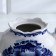 Khutorok kettle, h = 13.5 cm, gzhel