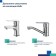 MILARDO HELIC HELSB02M10 bath mixer, single -leaf, flat spill 320 mm 504940
