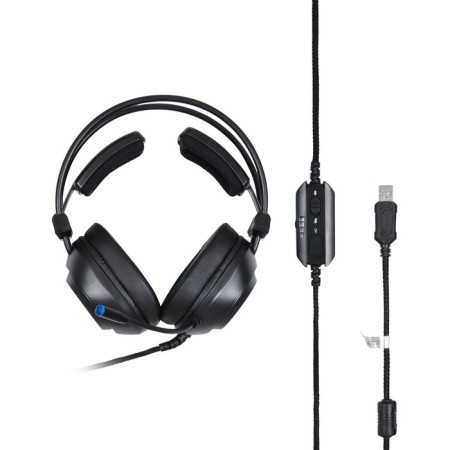 Headphones with a microphone halp HS-L830G Asylum Black 2.1m Monitor Belief (1460163)-2