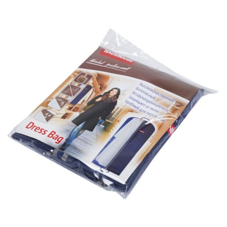 Hausmann clothing cover, with PVC wall and pens 60x140 cm, blue-3