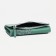 Women's wallet on magnets, green color