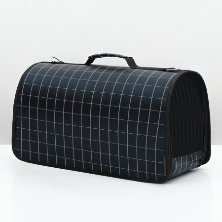 Bag - Animal Carriage "Cell", black, size L, 53 x 22 x 29 cm-2