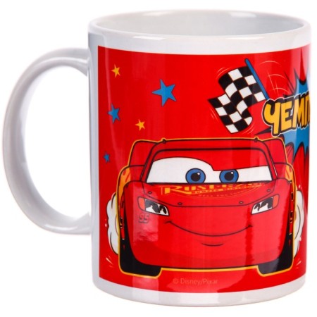 Sublimation mug, 350 ml "Champion", cars-2