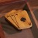 Casket for playing cards for 2 decks 15.5x12x3.5 cm, tree shisham