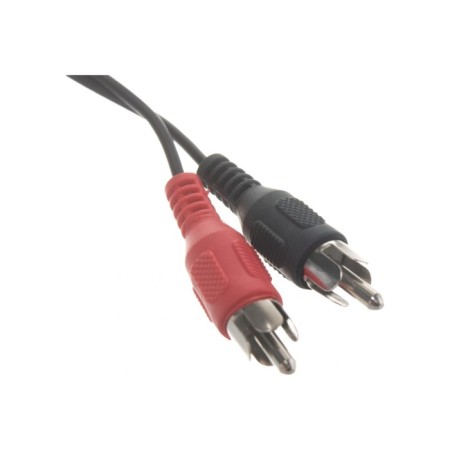 Audio/video cable Rexant, 2xrca (M) -2xrca (M), 1.5 m, black-2