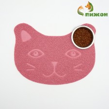 2-in-1 rug for a bowl/toilet of animals 