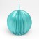 Figure candle "Ball facet", 6.5x6.5 cm, tiffany