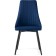 SHEET on the metal frame Narayan Velutto 26 metal/velor, black/blue 47x54x98 cm