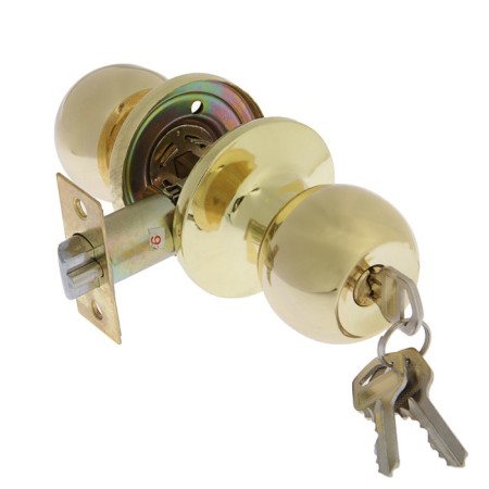 Latch 1303, with a key, color gold-1