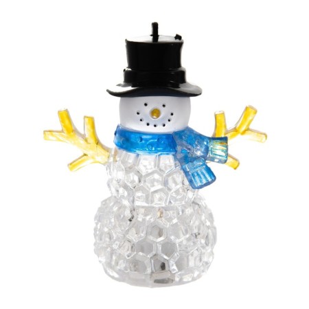 Night Snowman LED 1W RGB 3HLR44 Transparent 8x8x10cm Risalux-7