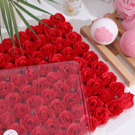 Lapal roses are red, set 81 pcs-3