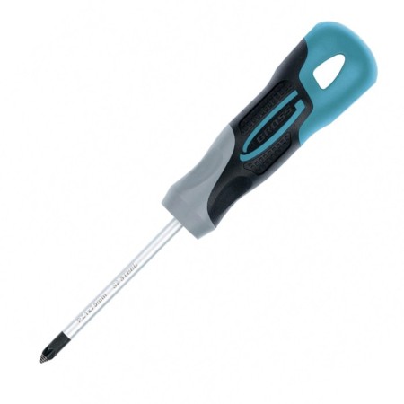 Screwdriver GROSS, PZ1 x 75 mm, S2, three -component handle