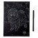 Engraving 18 × 24 cm, dogs "chau-chau" (gold)